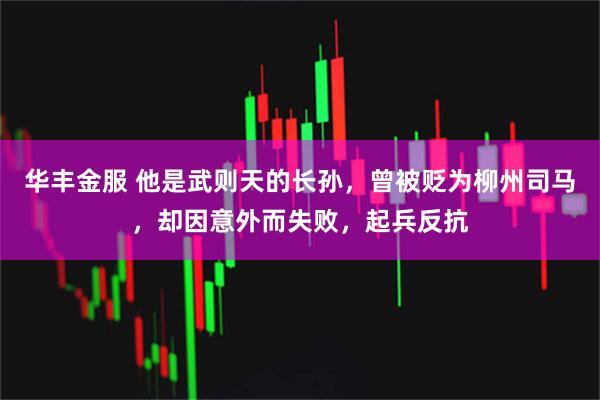 华丰金服 他是武则天的长孙，曾被贬为柳州司马，却因意外而失败，起兵反抗