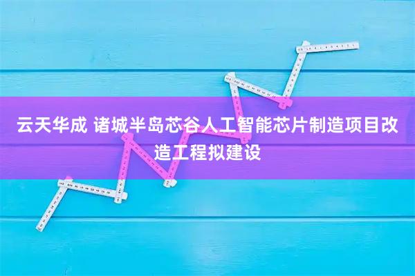 云天华成 诸城半岛芯谷人工智能芯片制造项目改造工程拟建设